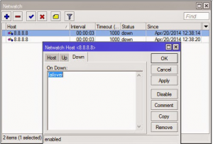 Konfigurasi Failover Mikrotik Dengan 2 ISP PT Network Data Sistem