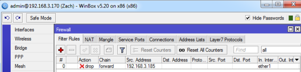 cara blok situs di mikrotik dengan winbox