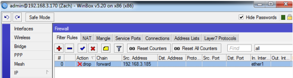 cara blok situs di mikrotik dengan winbox