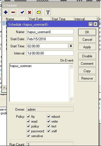 Cara Menghapus Voucher Mikrotik Hotspot yang Expired Secara Otomatis