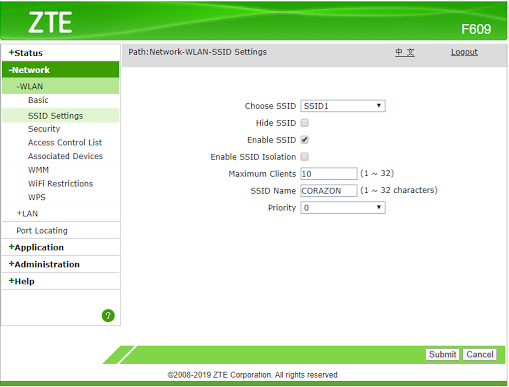 Enable SSID
