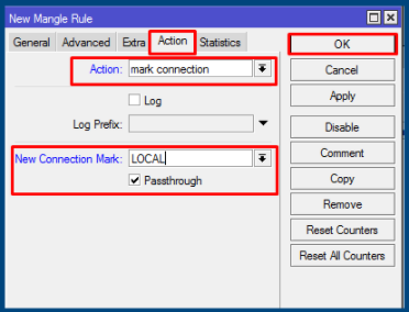New-connection-mark LOCAL