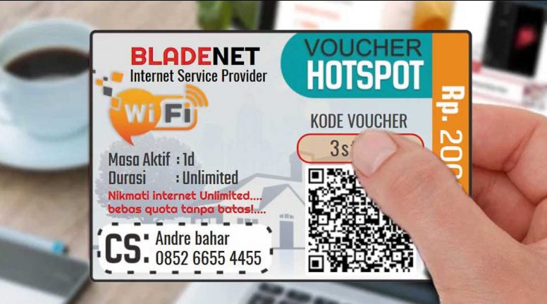 Template Voucher Mikrotik Keren bagus