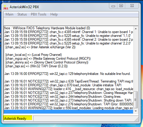 asterisk win32