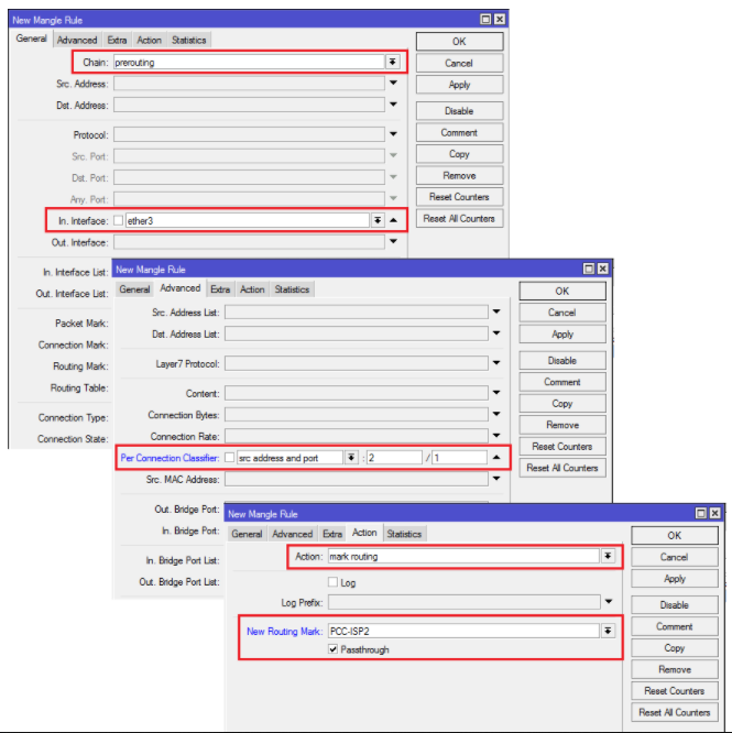 menggabungkan 2 isp dalam 1 mikrotik dengan winbox