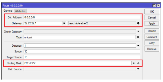 menggabungkan 2 isp dalam 1 mikrotik dengan winbox