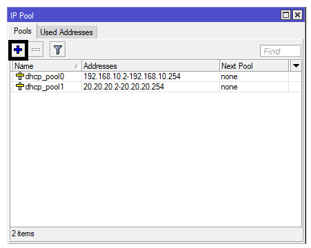 IP Pool Mikrotik