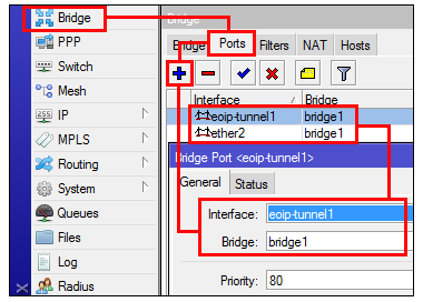 eoip tunnel mikrotik