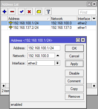 Addresses