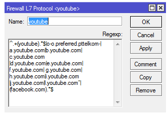 Regex Youtube Mikrotik