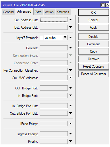 firewall rule