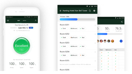 Aplikasi Ruijie MOHO untuk Pengujian WiFi