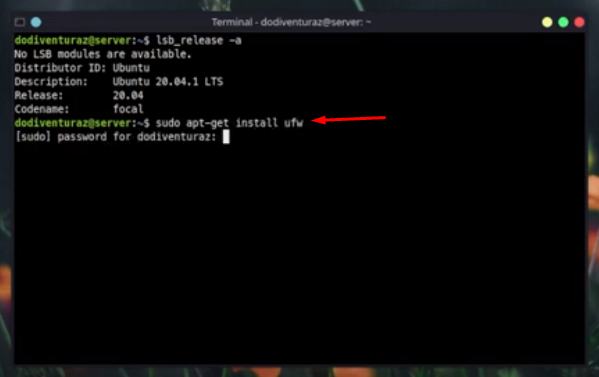 install UFW 