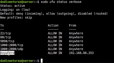 firewall UFW