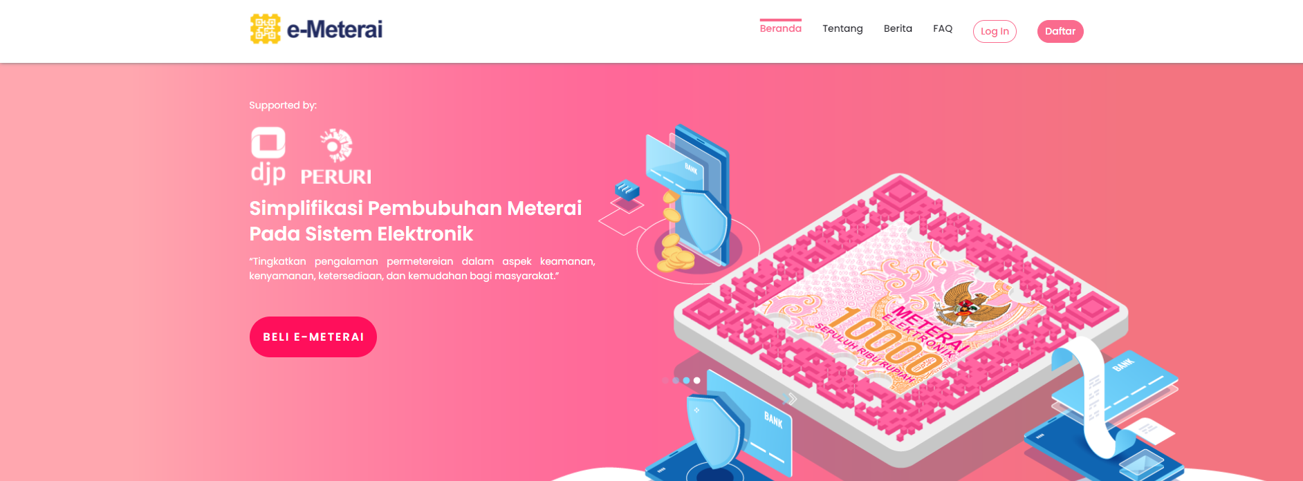 Cara Bubuhkan Meterai Elektronik Melalui Portal E Meterai Gampang Pt